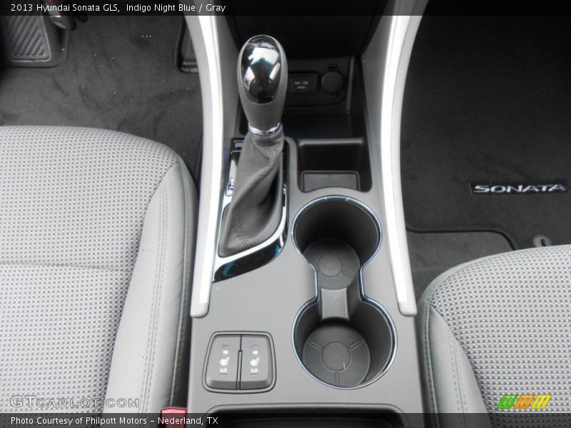 Indigo Night Blue / Gray 2013 Hyundai Sonata GLS