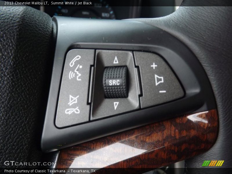 Summit White / Jet Black 2013 Chevrolet Malibu LT