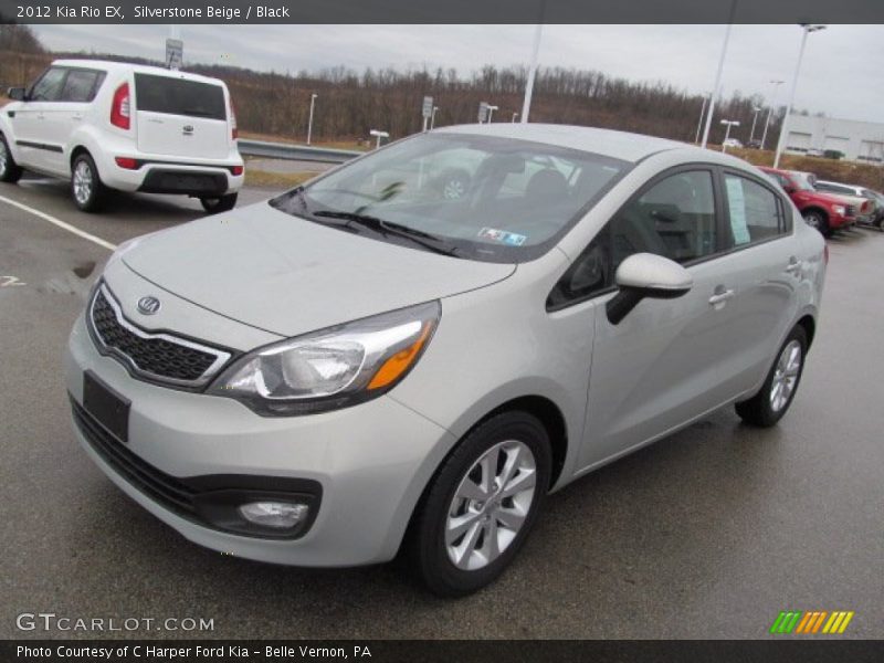 Front 3/4 View of 2012 Rio EX