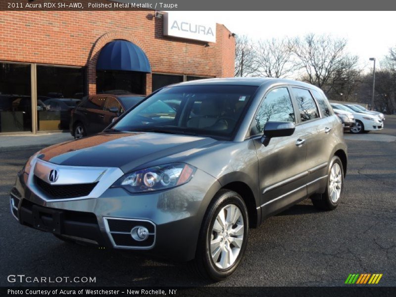 Polished Metal Metallic / Taupe 2011 Acura RDX SH-AWD