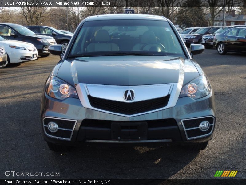 Polished Metal Metallic / Taupe 2011 Acura RDX SH-AWD