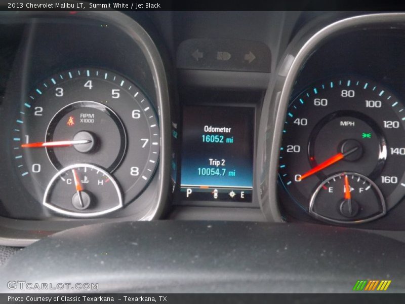 Summit White / Jet Black 2013 Chevrolet Malibu LT