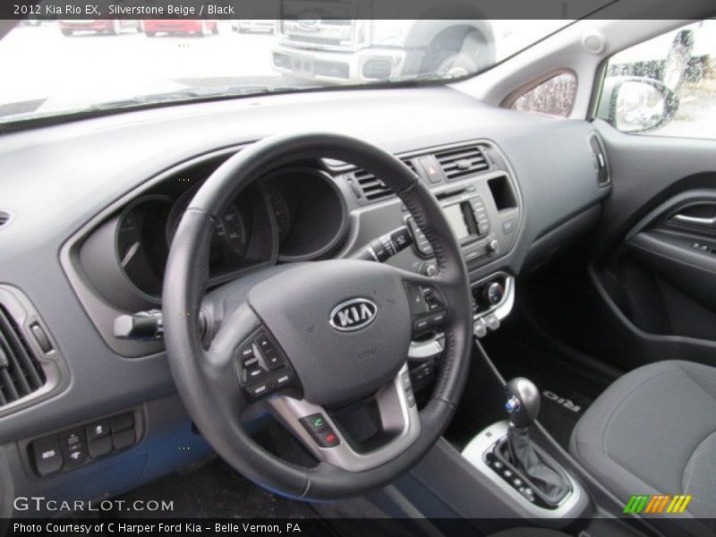 Black Interior - 2012 Rio EX 