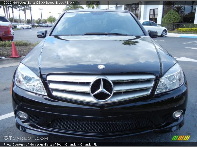 Black / Black 2010 Mercedes-Benz C 300 Sport