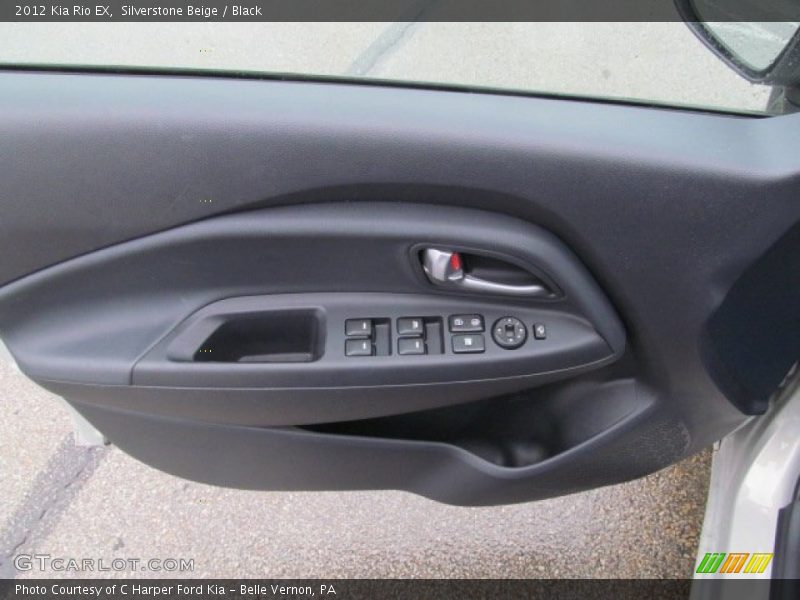 Silverstone Beige / Black 2012 Kia Rio EX