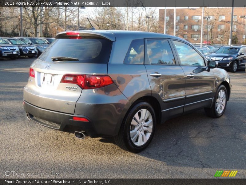 Polished Metal Metallic / Taupe 2011 Acura RDX SH-AWD
