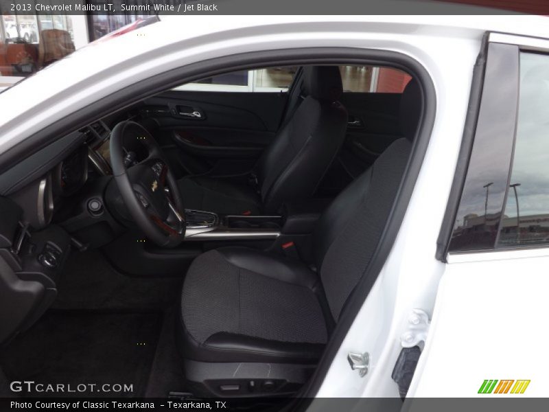 Summit White / Jet Black 2013 Chevrolet Malibu LT
