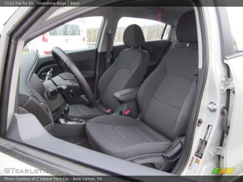 Front Seat of 2012 Rio EX