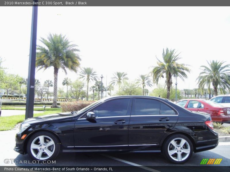 Black / Black 2010 Mercedes-Benz C 300 Sport