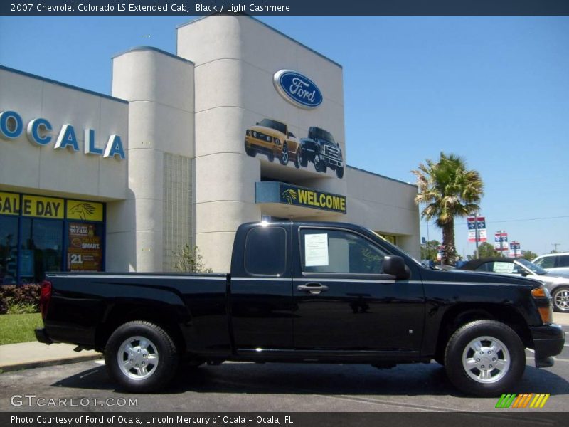 Black / Light Cashmere 2007 Chevrolet Colorado LS Extended Cab