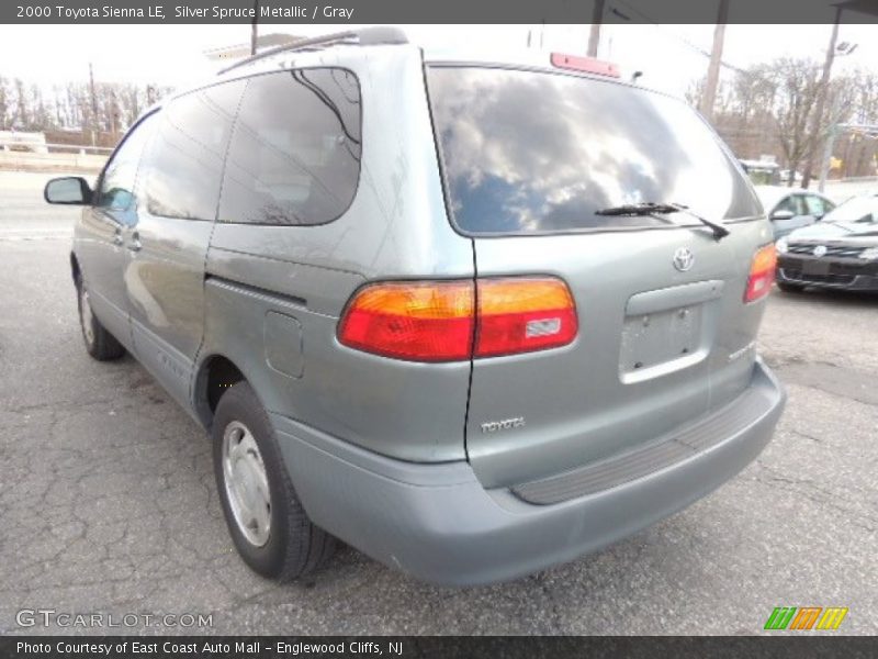  2000 Sienna LE Silver Spruce Metallic