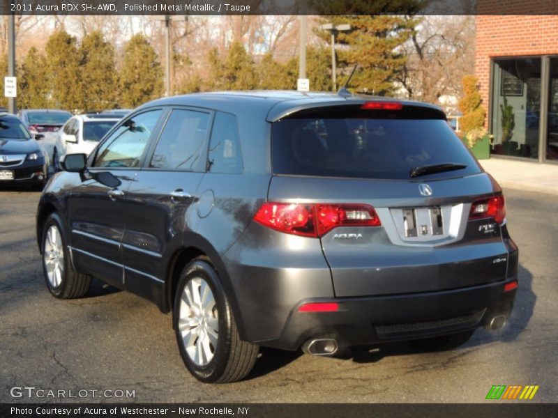 Polished Metal Metallic / Taupe 2011 Acura RDX SH-AWD