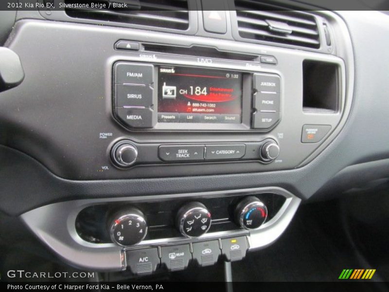 Controls of 2012 Rio EX