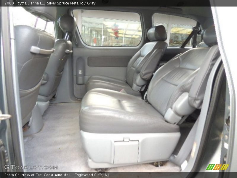 Rear Seat of 2000 Sienna LE