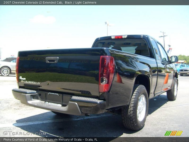 Black / Light Cashmere 2007 Chevrolet Colorado LS Extended Cab