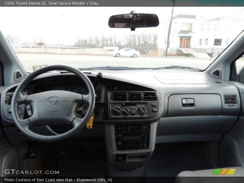 Silver Spruce Metallic / Gray 2000 Toyota Sienna LE