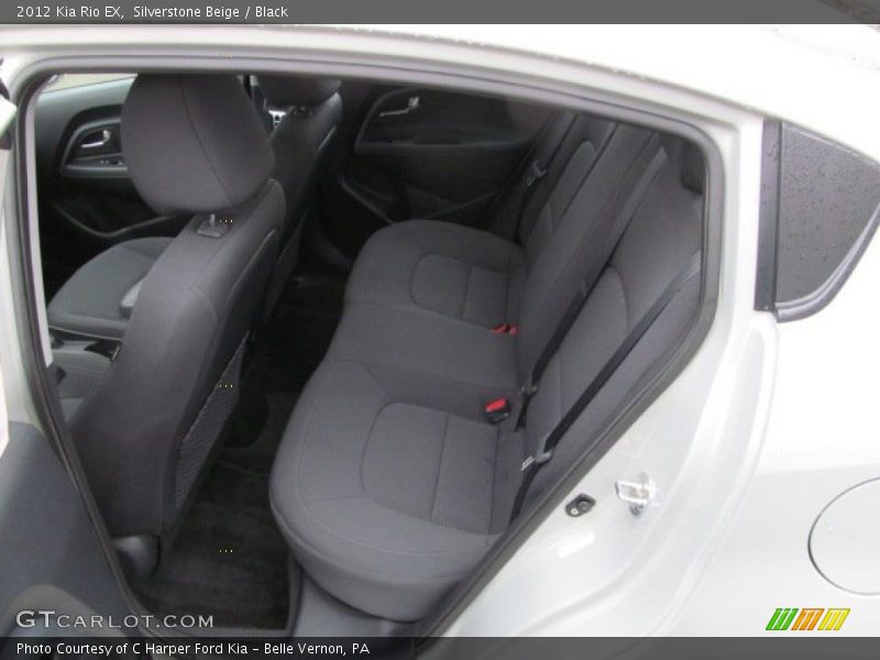 Rear Seat of 2012 Rio EX