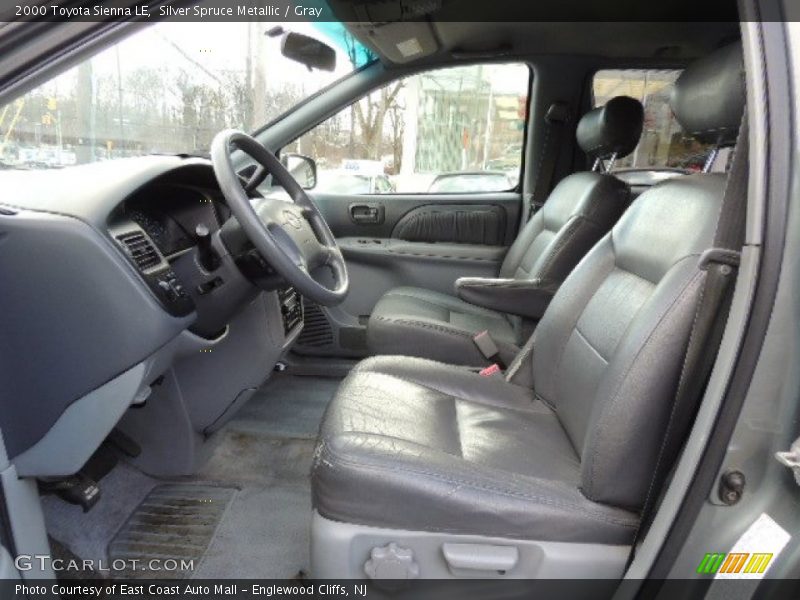 Front Seat of 2000 Sienna LE