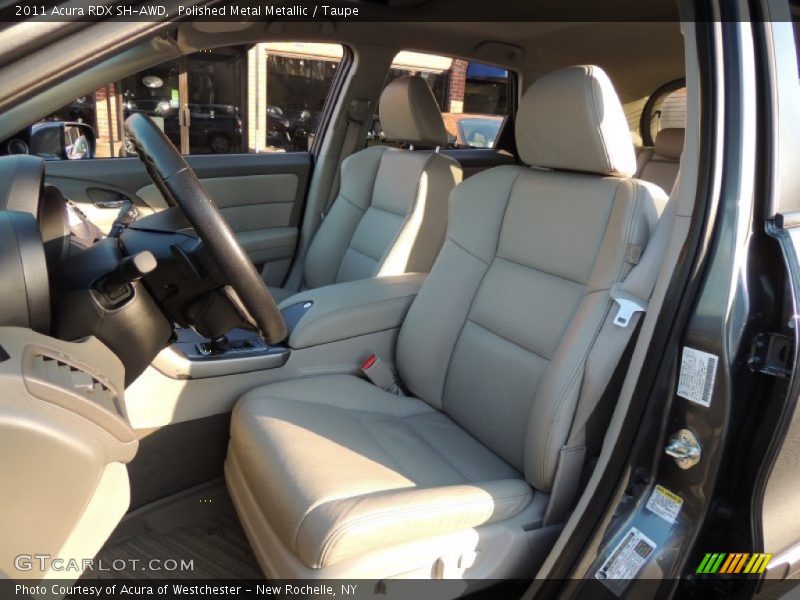 Polished Metal Metallic / Taupe 2011 Acura RDX SH-AWD