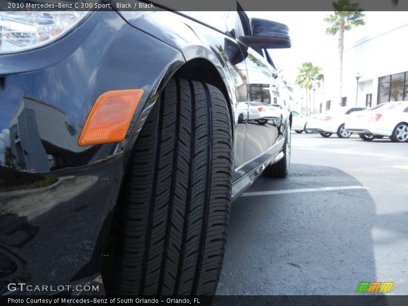 Black / Black 2010 Mercedes-Benz C 300 Sport