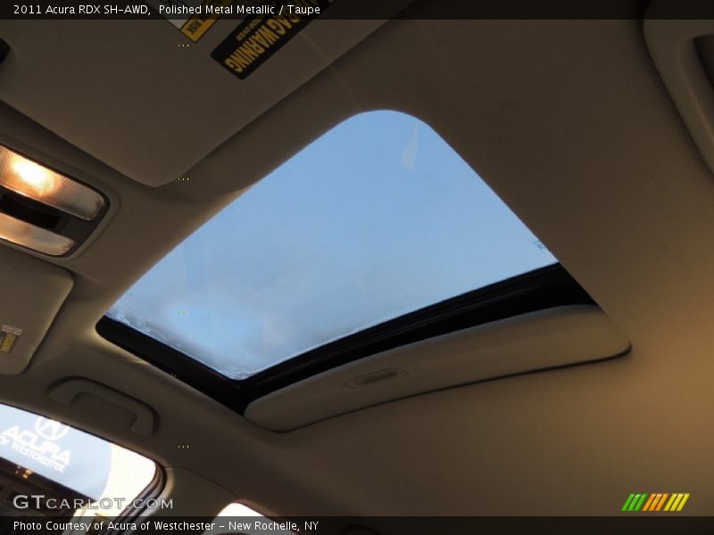 Polished Metal Metallic / Taupe 2011 Acura RDX SH-AWD