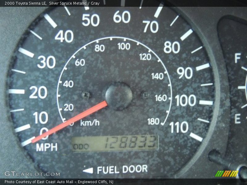 Silver Spruce Metallic / Gray 2000 Toyota Sienna LE