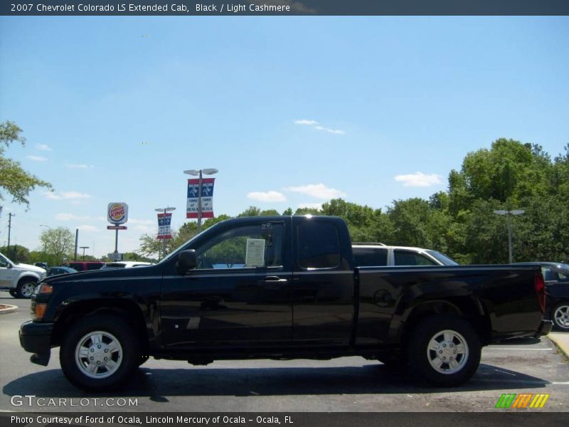 Black / Light Cashmere 2007 Chevrolet Colorado LS Extended Cab
