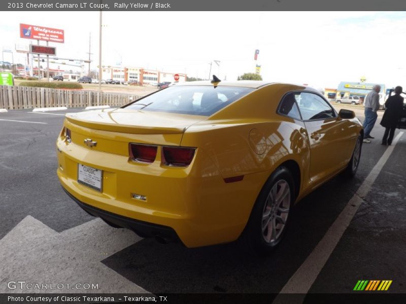 Rally Yellow / Black 2013 Chevrolet Camaro LT Coupe