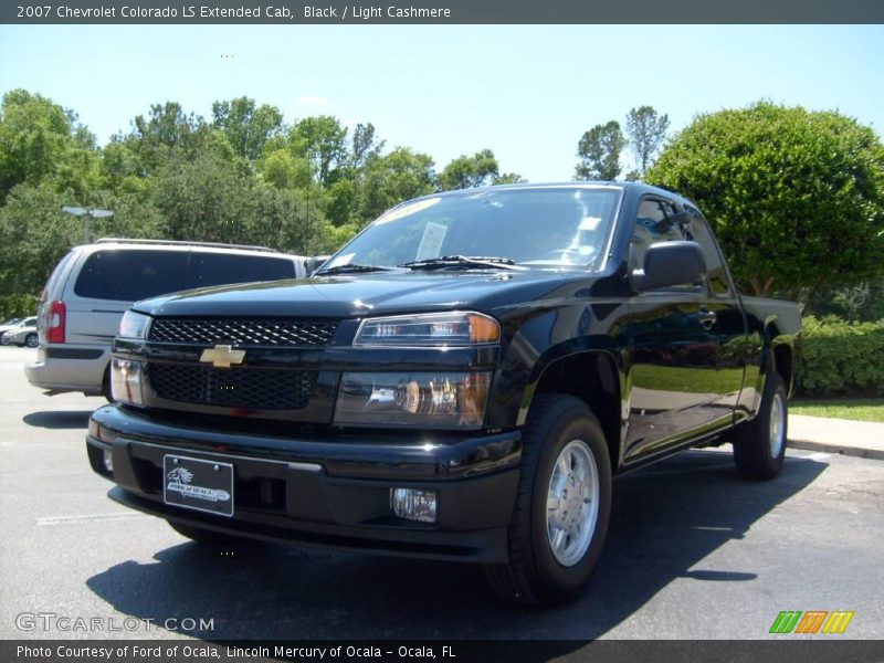 Black / Light Cashmere 2007 Chevrolet Colorado LS Extended Cab