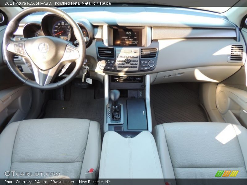 Polished Metal Metallic / Taupe 2011 Acura RDX SH-AWD