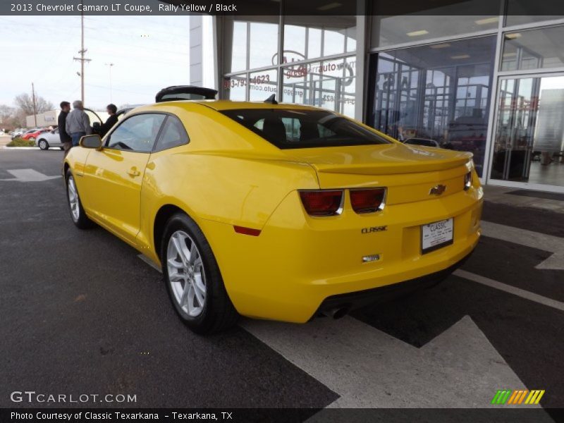 Rally Yellow / Black 2013 Chevrolet Camaro LT Coupe