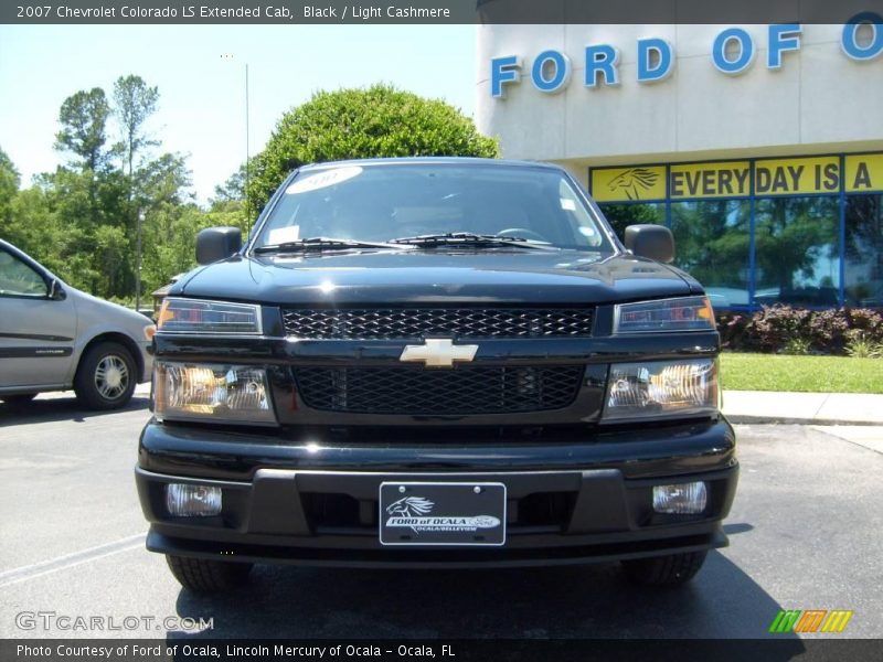 Black / Light Cashmere 2007 Chevrolet Colorado LS Extended Cab