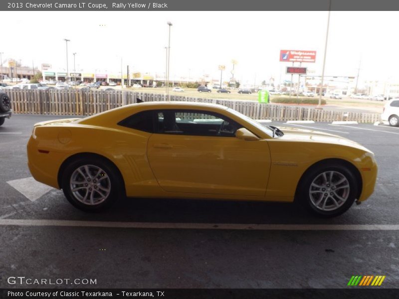 Rally Yellow / Black 2013 Chevrolet Camaro LT Coupe