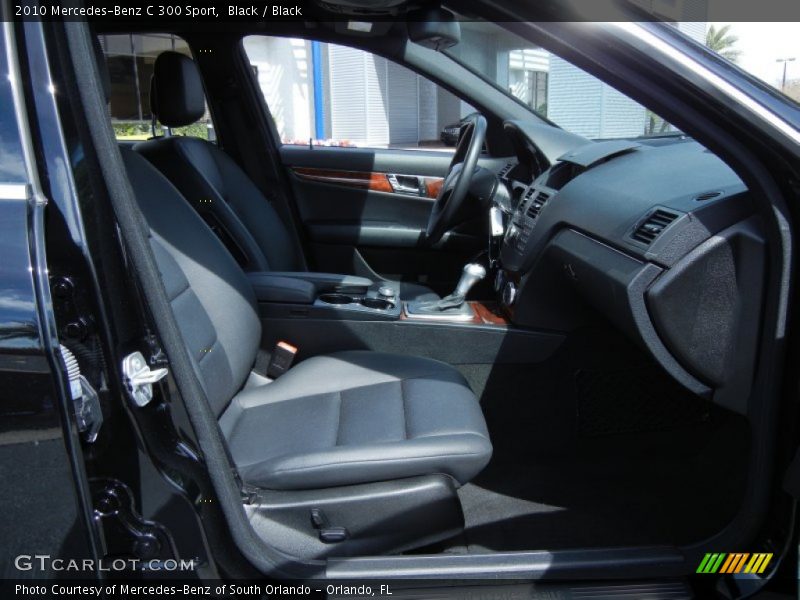 Black / Black 2010 Mercedes-Benz C 300 Sport