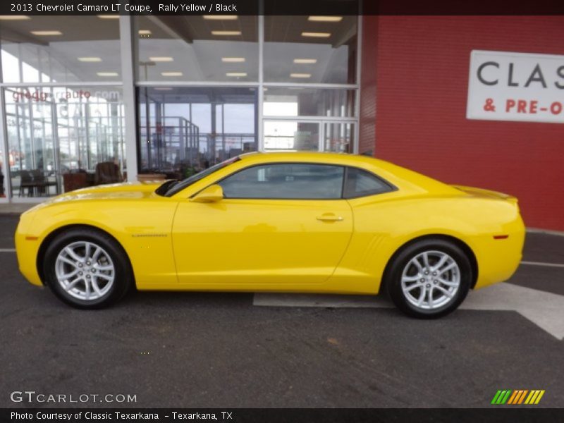 Rally Yellow / Black 2013 Chevrolet Camaro LT Coupe