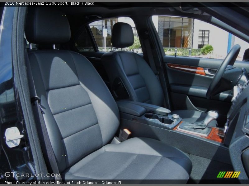 Black / Black 2010 Mercedes-Benz C 300 Sport