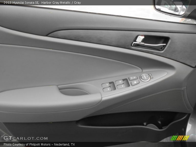 Harbor Gray Metallic / Gray 2013 Hyundai Sonata SE