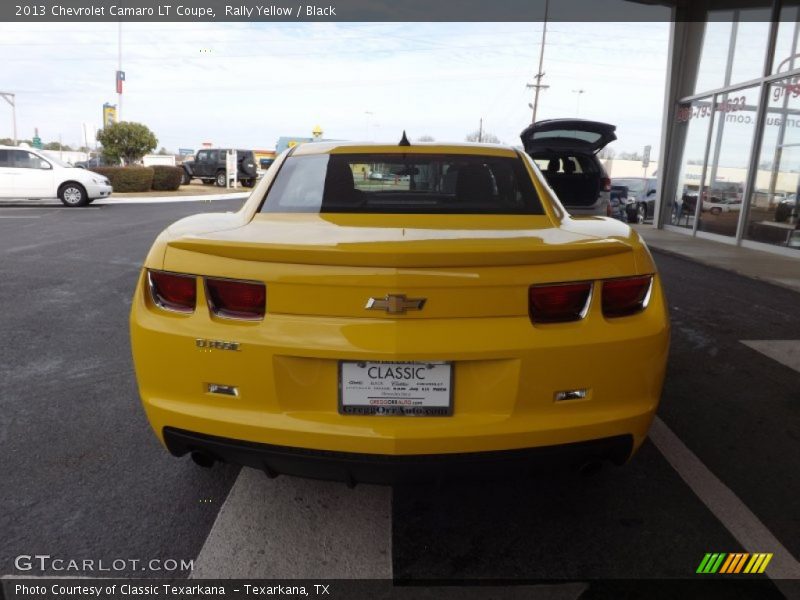 Rally Yellow / Black 2013 Chevrolet Camaro LT Coupe