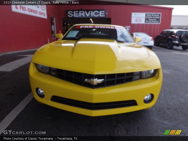 Rally Yellow / Black 2013 Chevrolet Camaro LT Coupe