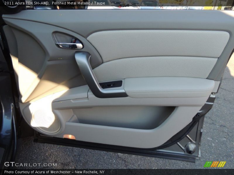 Polished Metal Metallic / Taupe 2011 Acura RDX SH-AWD