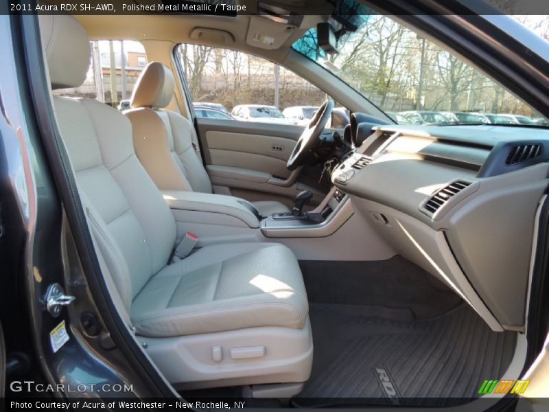 Polished Metal Metallic / Taupe 2011 Acura RDX SH-AWD