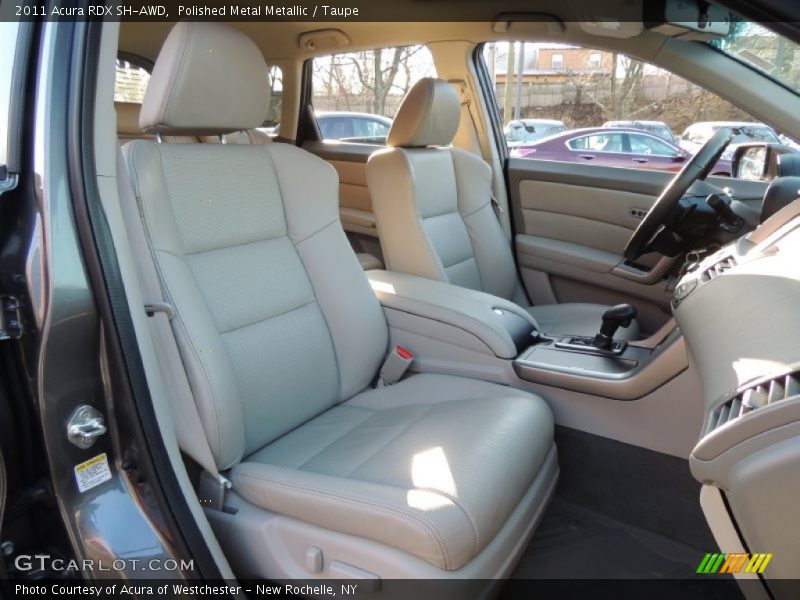Polished Metal Metallic / Taupe 2011 Acura RDX SH-AWD