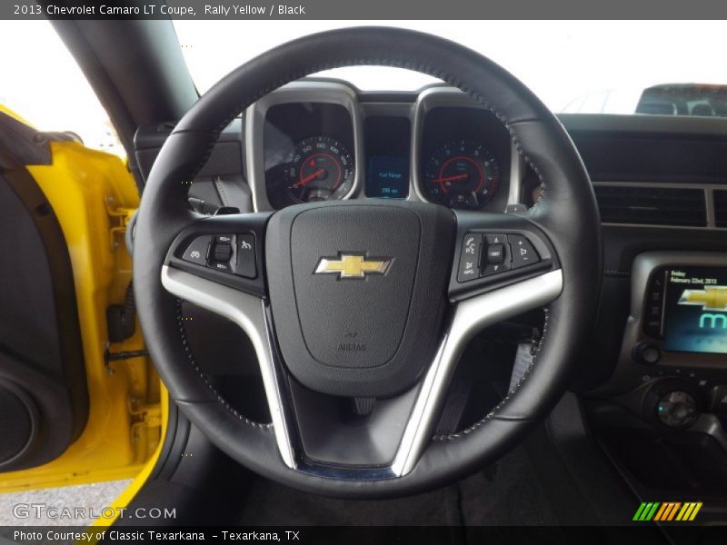 Rally Yellow / Black 2013 Chevrolet Camaro LT Coupe