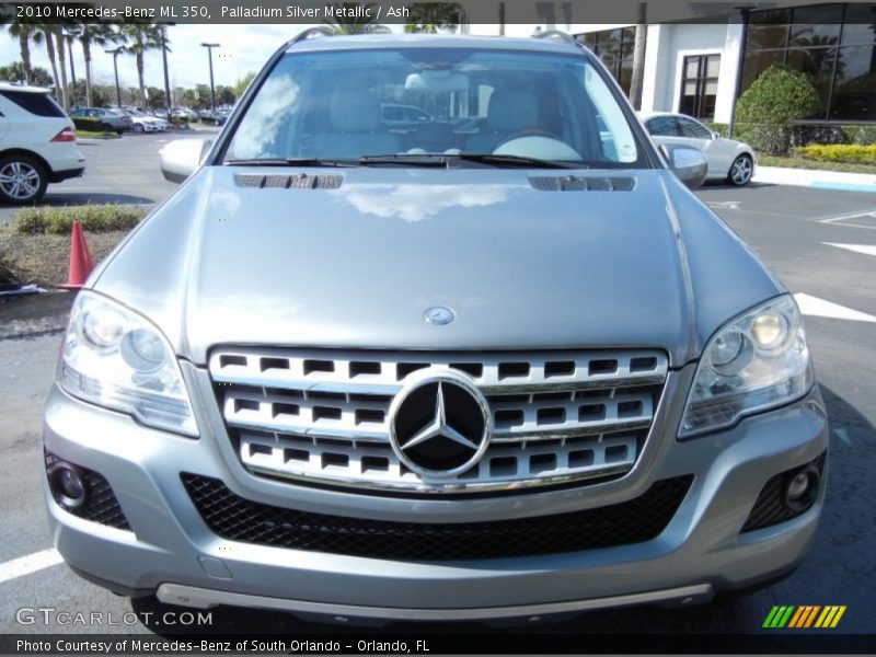 Palladium Silver Metallic / Ash 2010 Mercedes-Benz ML 350