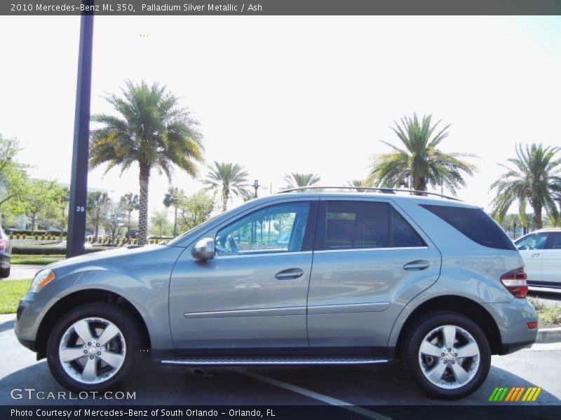 Palladium Silver Metallic / Ash 2010 Mercedes-Benz ML 350