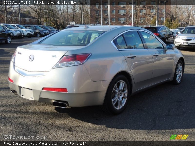 Palladium Silver Metallic / Ebony 2010 Acura TL 3.5