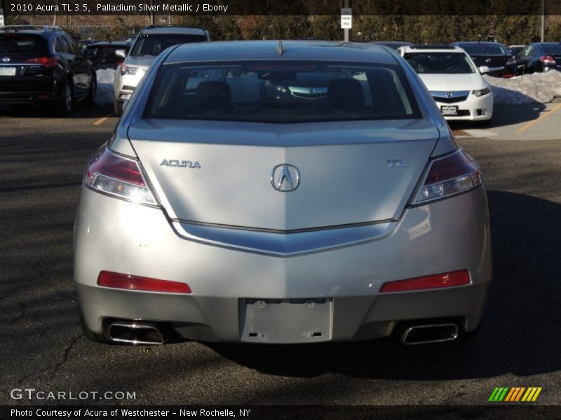 Palladium Silver Metallic / Ebony 2010 Acura TL 3.5