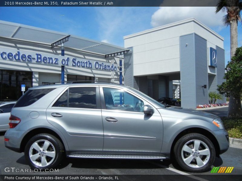Palladium Silver Metallic / Ash 2010 Mercedes-Benz ML 350