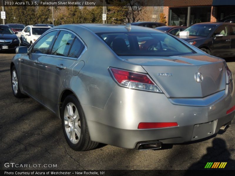 Palladium Silver Metallic / Ebony 2010 Acura TL 3.5