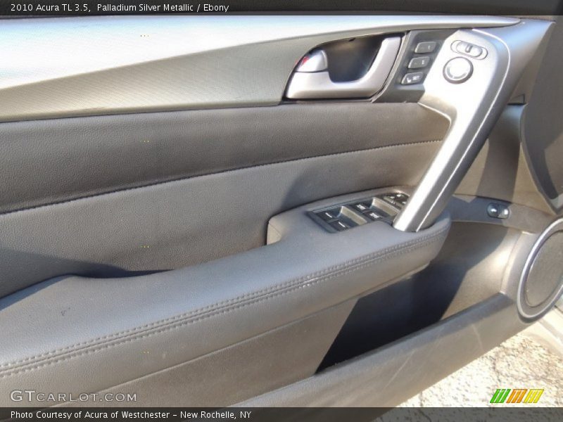 Palladium Silver Metallic / Ebony 2010 Acura TL 3.5